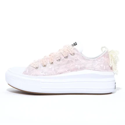 Platform Low Move Pink Pizzo Perle