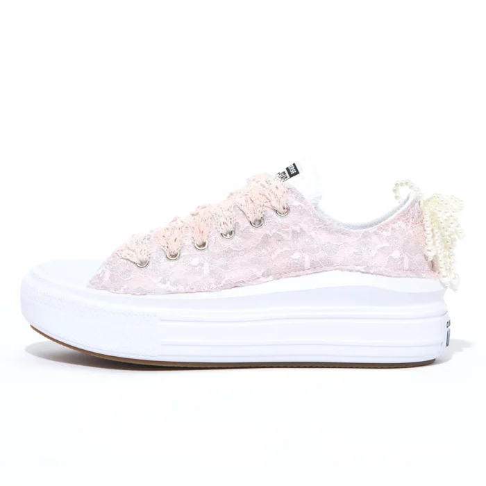 Platform Low Move Pink Pizzo Perle - immagine 1