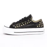 Platform Low Black Pytho