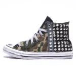 All star Hi Black Stripes Camo
