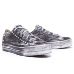Platform Low White Dirty Borchie - immagine 2