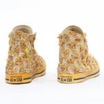 All Star Hi Dyeing Yellow Destroy Denim - immagine 4
