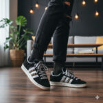 Adidas Campus Nero Dirty Oro Borchie - 42 2/3 - immagine 2