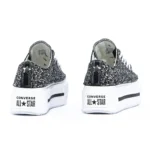 Platform Double Stack Low Black Glitter - immagine 3