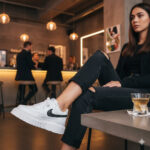 Nike Court Platform Crater Glitter Nero - immagine 2