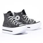Platform Double Stack Hi Black Glitter - immagine 2
