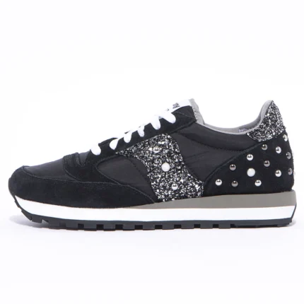 Saucony Jazz Black Glitter Argento Mixed Il Maltese Lab Scarpe