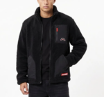 Sprayground Giubotto Black Puffer Monogram Teddy Jacket Blk - immagine 2
