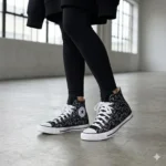All Star hi Black Glitter Pizzo - immagine 2