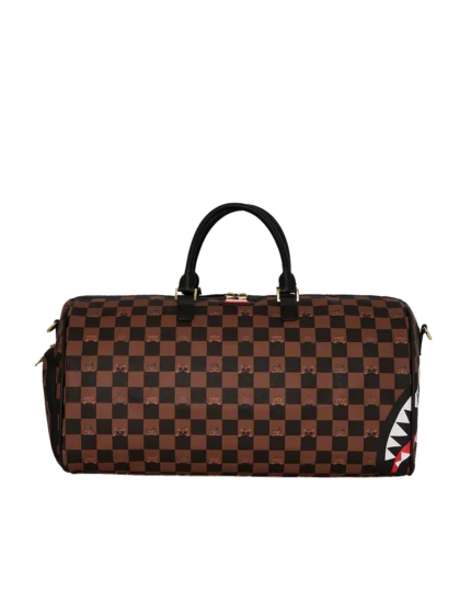 Sprayground Borsone Peeking Character Check Duffle