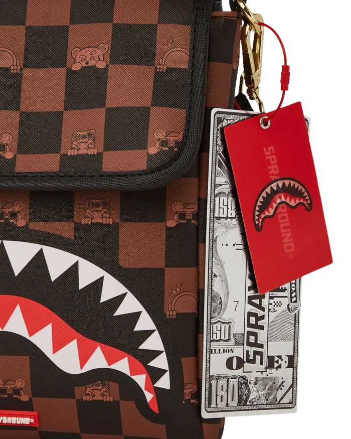 Sprayground Peeking Character Check Messenger Sling - immagine 6