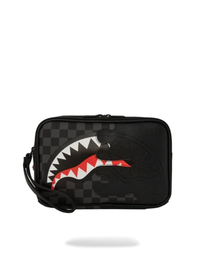 Sprayground Pochette Unfinished Shark Toiletry