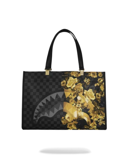 Sprayground Borsa Gold Floral Remix Tortuga Tote