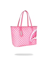 Sprayground Borsa Pink New Check Faces Tote - immagine 3
