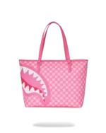 Sprayground Borsa Pink New Check Faces Tote - immagine 5