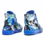 All Star Hi Blue Paint Teschi e Fiori - immagine 4
