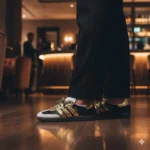 Adidas Samba Pytho Black Gold - immagine 2