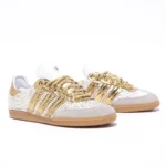Adidas Samba Pytho White Gold - immagine 3