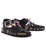 Grunland Stripes Laccio Nero Perline - immagine 3