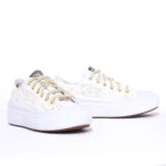 Platform Low Move White Gold Pizzo - immagine 3