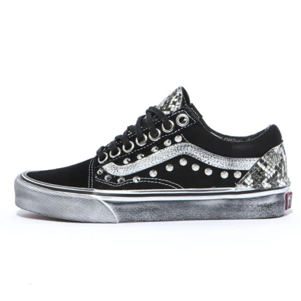 Vans Old Skool Dirty Pitone Borchie
