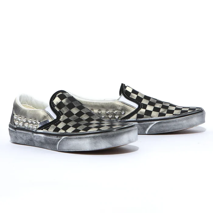 Vans Slip On Check Dirty Borchie - immagine 2