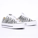 Platform Low White Zebra - immagine 3
