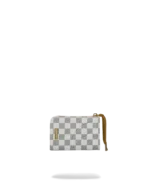 Sprayground Portafoglio Graff Embossed Cream Check Wallet