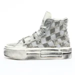 Platform Cruise Hi White Destroy Denim