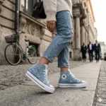 Platform Hi Destroy Denim Strass - immagine 2