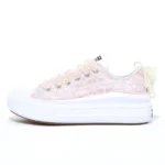 Platform Low Move Pink Pizzo Perle