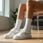 Nike Air Force One Strass Oro Aurora - immagine 2