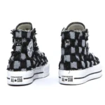 Platform Hi Black Destroy Denim - immagine 4