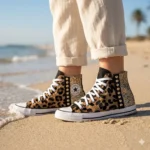 All Star Hi Black Stripe Leo Glitter - immagine 2