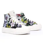 Platform Hi Cruise White Teschi e Fiori - immagine 3