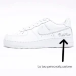 Nike Air Force One Swoosh Perle Scritta