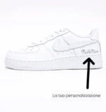 Nike Air Force One Swoosh Perle Scritta