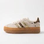 Adidas Gazelle Bold Beige Triple Leo