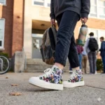 Platform Hi Cruise White Teschi e Fiori - immagine 2