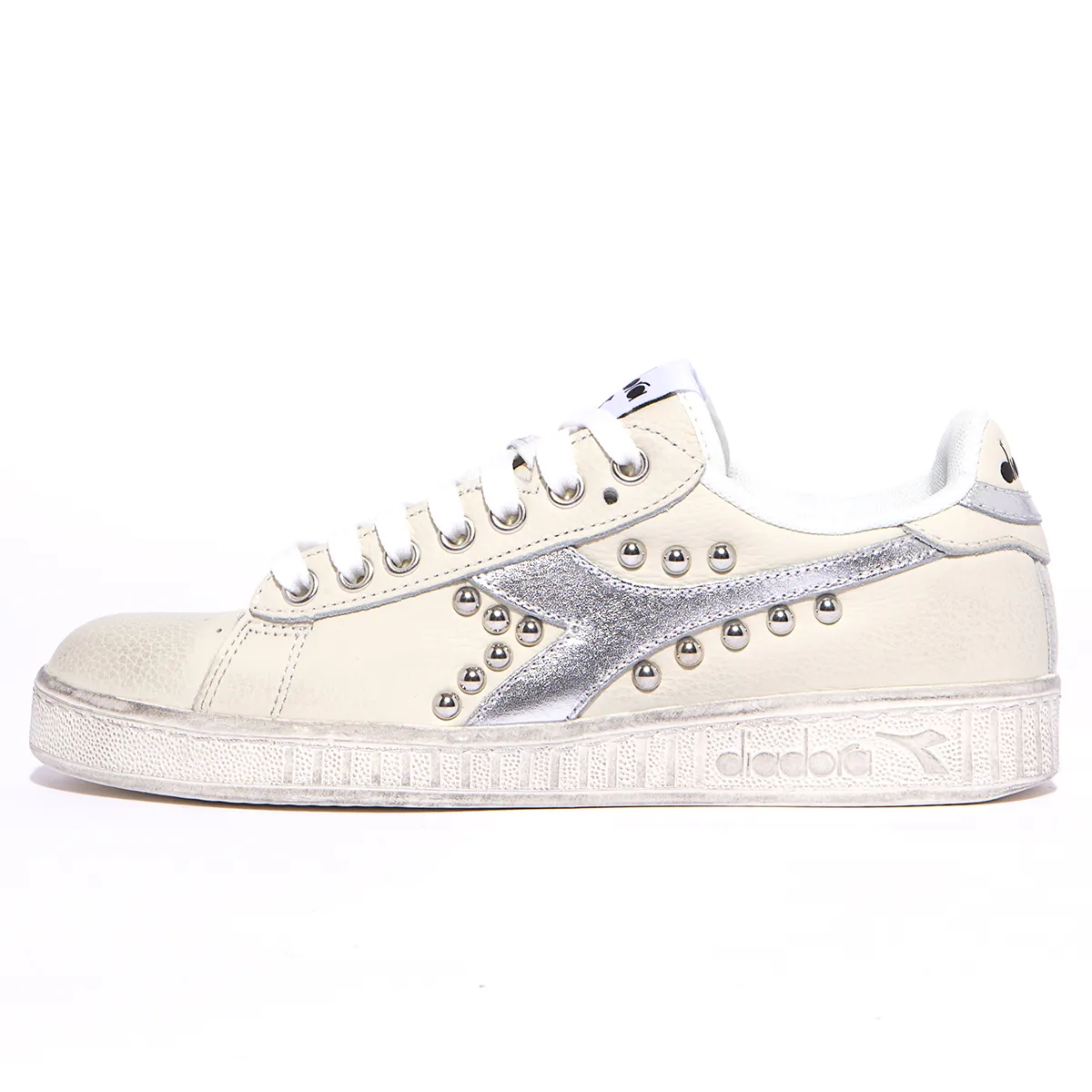 _43A4447 Diadora Game Low Silver Swoosh - immagine 1