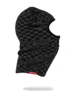 Sprayground Berretto Knit Black Warp Check Ski Mask - immagine 3