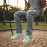 Nike Air Force One Dirty Fluo Green Cover - immagine 2