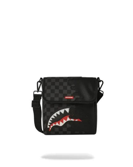 Sprayground Unfinished Shark Messenger Sling
