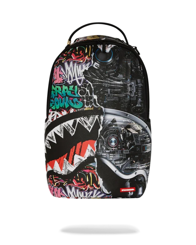 Zaino Sprayground verde Diablo Flexing on you dlxsv backpack