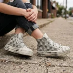 Platform Cruise Hi White Destroy Denim - immagine 2