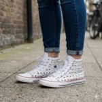 All Star hi White Studs Strass - immagine 2