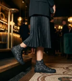 All Star Hi Monocromo Nero Pizzo Perle - immagine 3