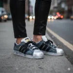 Adidas Superstar Denim Black - immagine 2