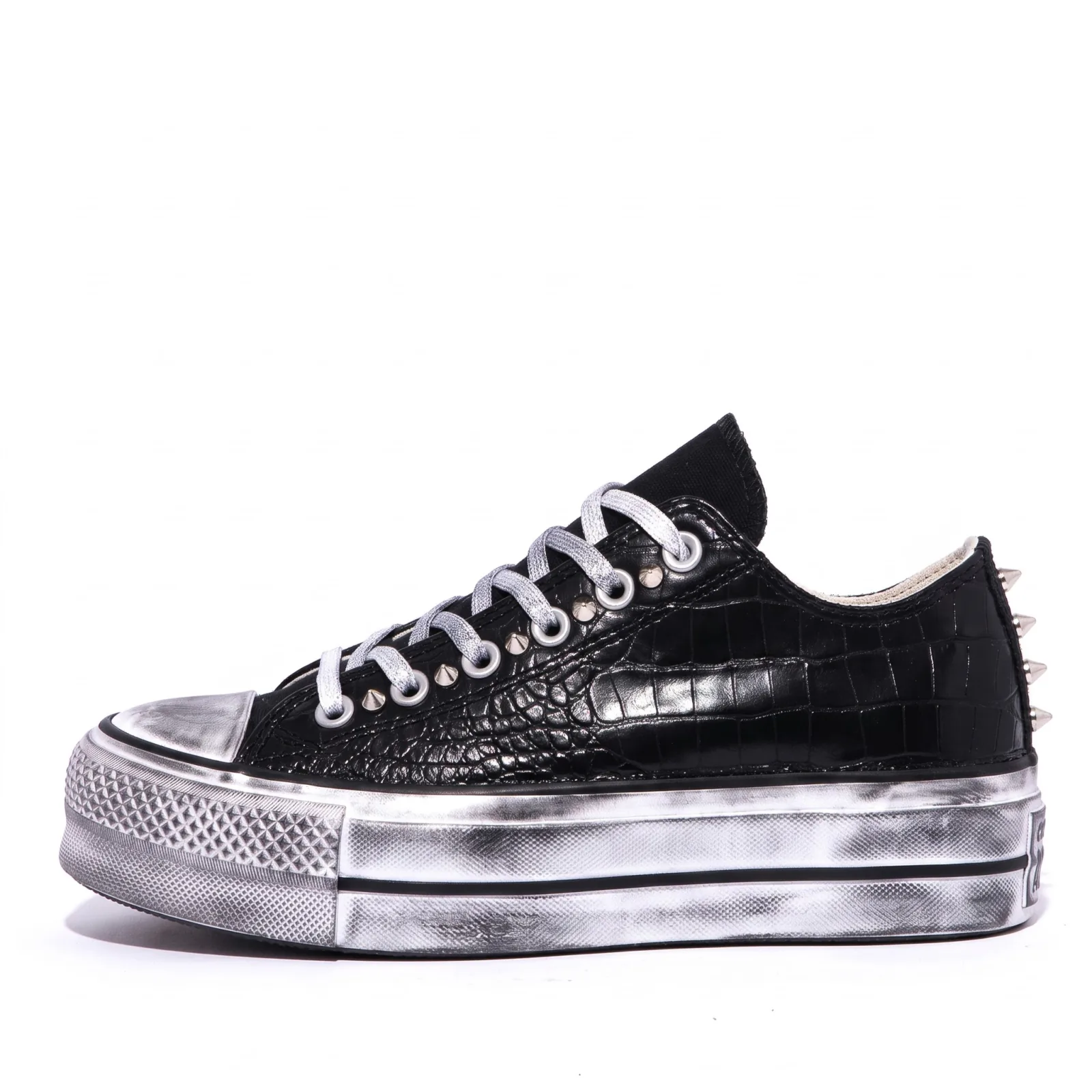 img-1177 Platform Low Black Cocco - immagine 1