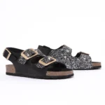 Grunland Stripes Laccio Nero Glitter - immagine 2